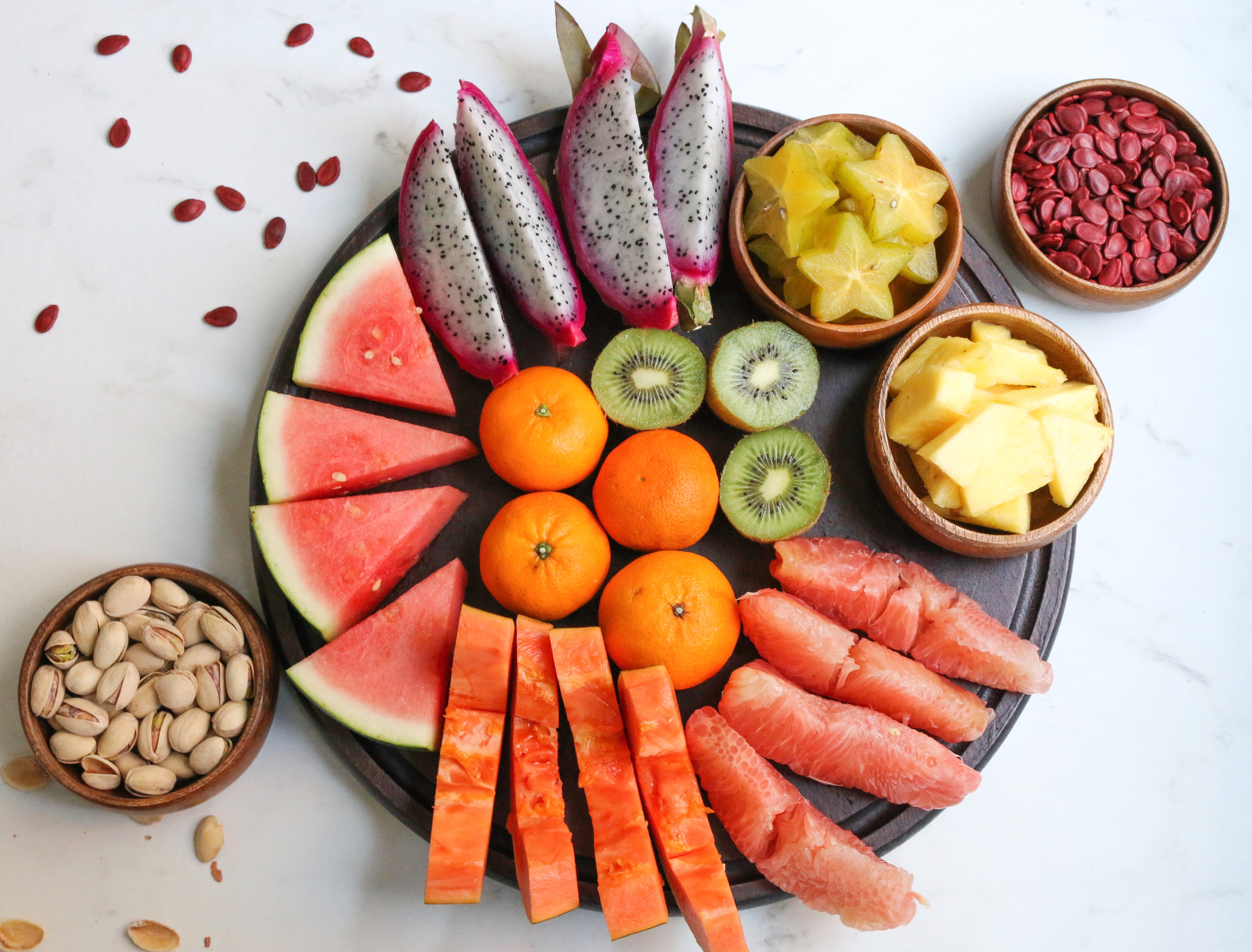 Chuyên gia tư vấn dinh dưỡng Emma Phạm gợi ý 10 mâm hoa quả, bánh kẹo ăn Tết vừa healthy vừa bổ dưỡng - Ảnh 5.