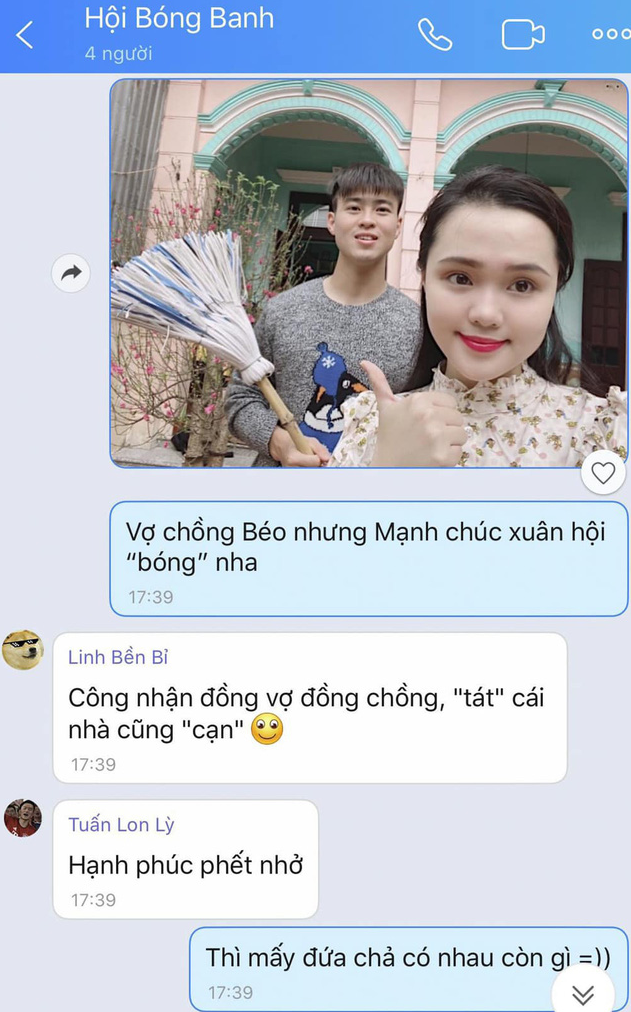 Đôi vợ chồng tuổi Tý Duy Mạnh và Quỳnh Anh hạnh phúc bên nhau ...