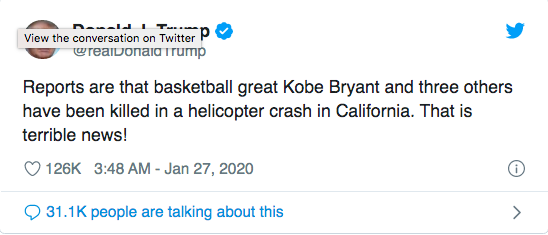Justin Bieber, Tổng thổng và dàn sao thế giới bàng hoàng trước tin Kobe Bryant qua đời vì tai nạn trực thăng chấn động nước Mỹ - Ảnh 11.