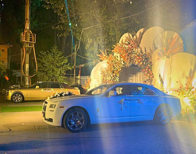 Hé lộ chi phí tổ chức khủng 54 tỷ đồng cùng hình ảnh dàn xe siêu sang biển tứ quý bạc tỷ trong đám cưới con đại gia Quảng Ninh  - Ảnh 8.