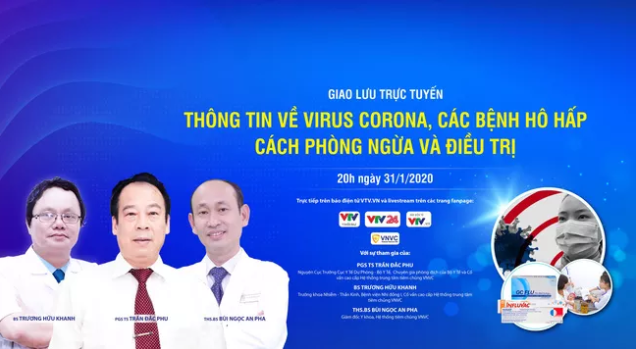 Giao lưu trực tuyến thông tin về virus Corona cùng các chuyên gia hàng đầu, livestream trên MXH Lotus - Ảnh 1.