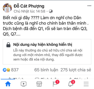 Sở TT&TT sẽ làm việc với Cát Phượng, Ngô Thanh Vân và nhiều sao Việt khi đưa tin sai về đại dịch Corona - Ảnh 5.