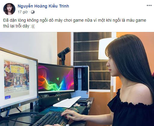 Mỹ nữ Kiều Trinh Xíu: Sau vẻ đẹp vạn người mê là quá khứ chiến game đáng gờm! - Ảnh 1.