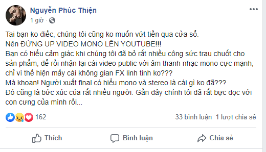 Nguyễn Ph&uacute;c Thiện, Khắc Hưng, Masew v&agrave; loạt nhạc sĩ đồng loạt bức x&uacute;c tai của bạn kh&ocirc;ng điếc, cảm th&aacute;n về chất lượng &acirc;m nhạc của MV? - Ảnh 1.