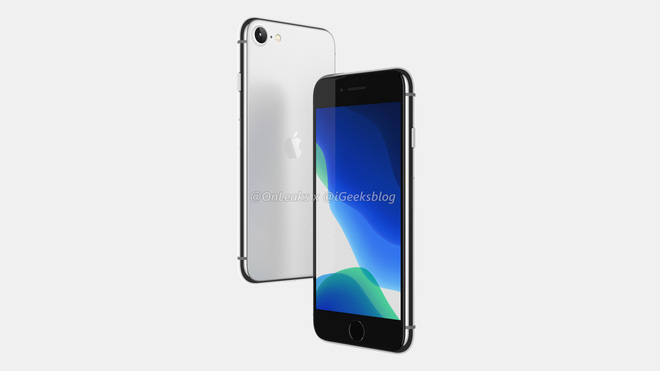 iPhone SE 2 (iPhone 9) lộ ảnh render: Thiết kế giống iPhone 8, mặt lưng kính nhám - Ảnh 2.