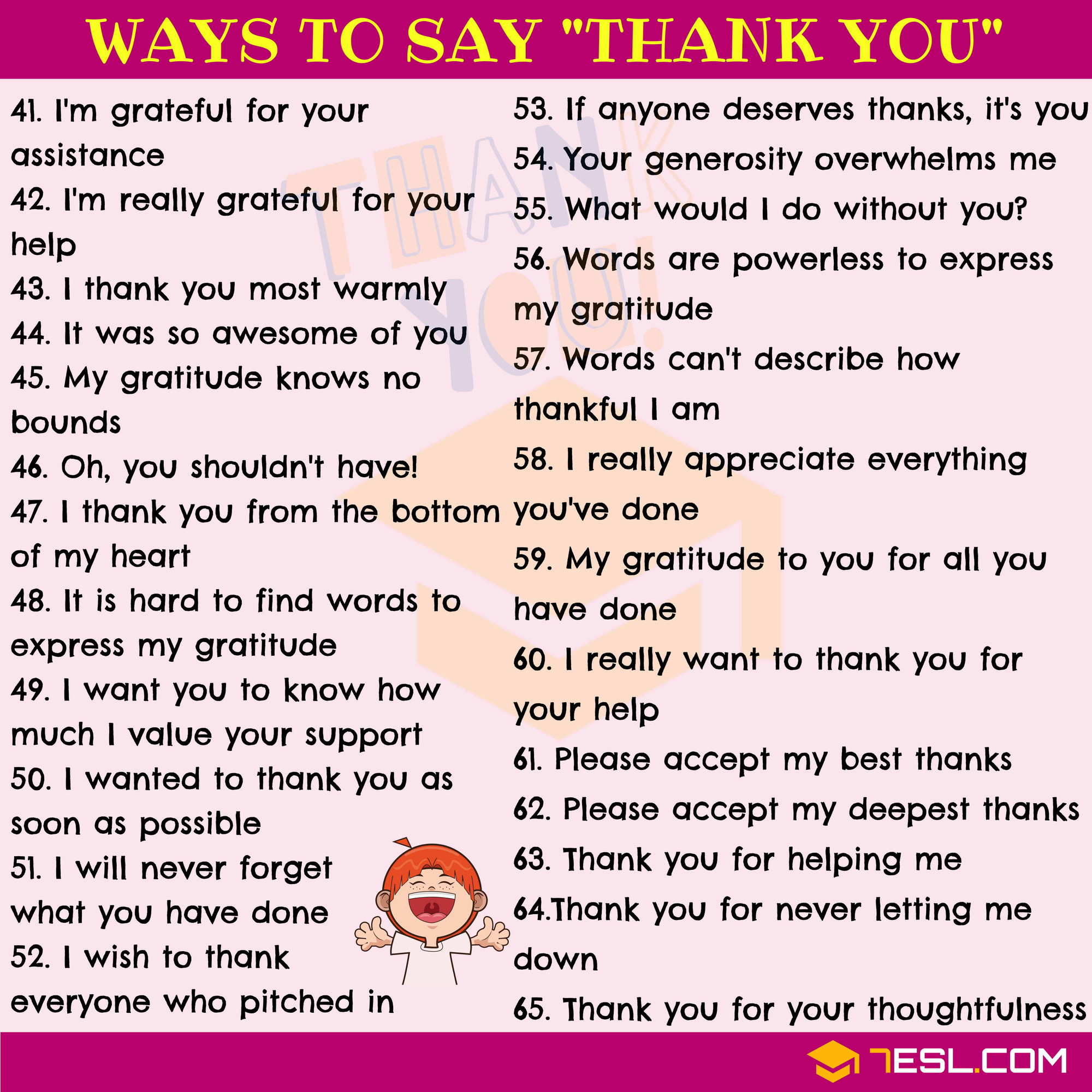 Muốn cảm ơn ai đó hạn chế dùng “Thank You” vì Tiếng Anh còn có 65 cách nói khác tuyệt vời hơn đấy! - Ảnh 3.