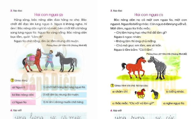 Sự thật đầy bất ngờ về nguyên tác "Hai con ngựa" gây tranh cãi gay gắt trong sách Tiếng Việt lớp 1, bộ Cánh Diều