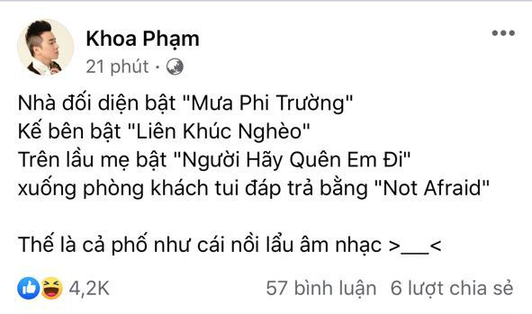 Karik khoe việc mẹ ruột nghe Người Hãy Quên Em Đi của Mỹ Tâm nhưng không gây chú ý bằng cụm từ nồi lẩu âm nhạc  - Ảnh 1.