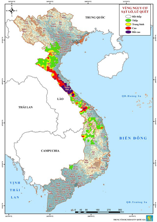 Cảnh báo nguy cơ cao xảy ra lũ đặc biệt lớn trên các sông tại Hà Tĩnh, Quảng Bình - Ảnh 1.