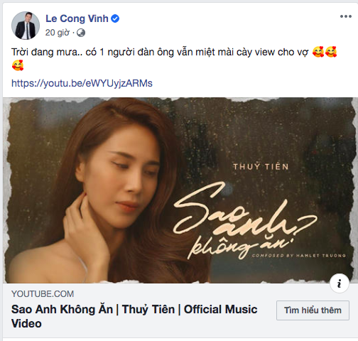 Cày view MV cho Thuỷ Tiên, Công Vinh rút ra kinh nghiệm: Muốn gia đình không có sóng gió thì đừng quên điện thoại ở nhà - Ảnh 3.