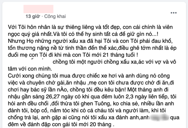 Bài đăng tố chồng ngoại tình không cánh mà bay, vợ của quản lý ca sĩ Hoài Lâm lên tiếng - Ảnh 2.