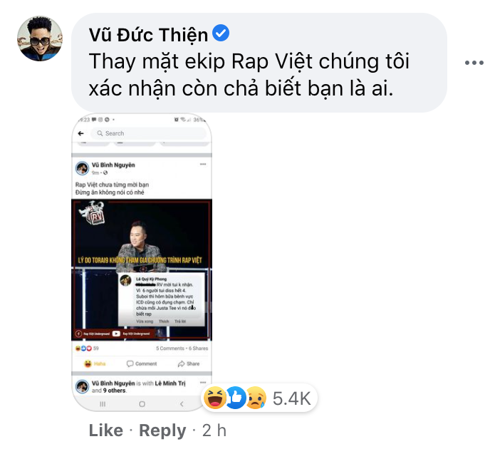 Rhymastic and Wowy responded harshly after rapper Torai9 announced that he had turned down Rap Viet's invitation and that JustaTee could not rap - Photo 4.