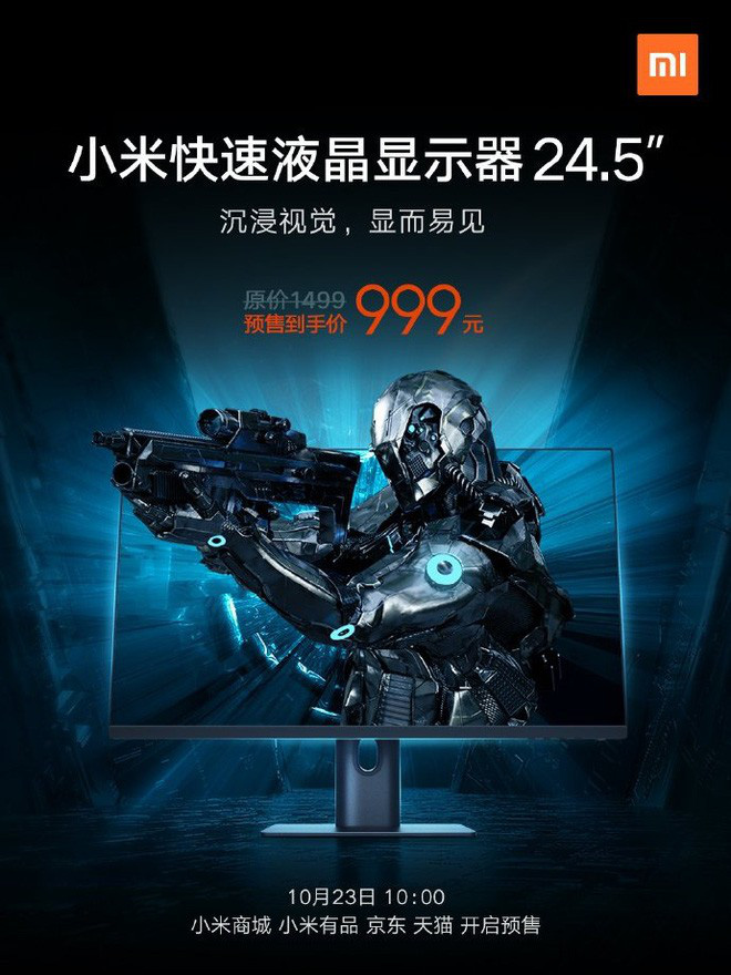 Xiaomi ra mắt màn hình gaming: IPS, 144Hz, giá 5 triệu đồng - Ảnh 1.