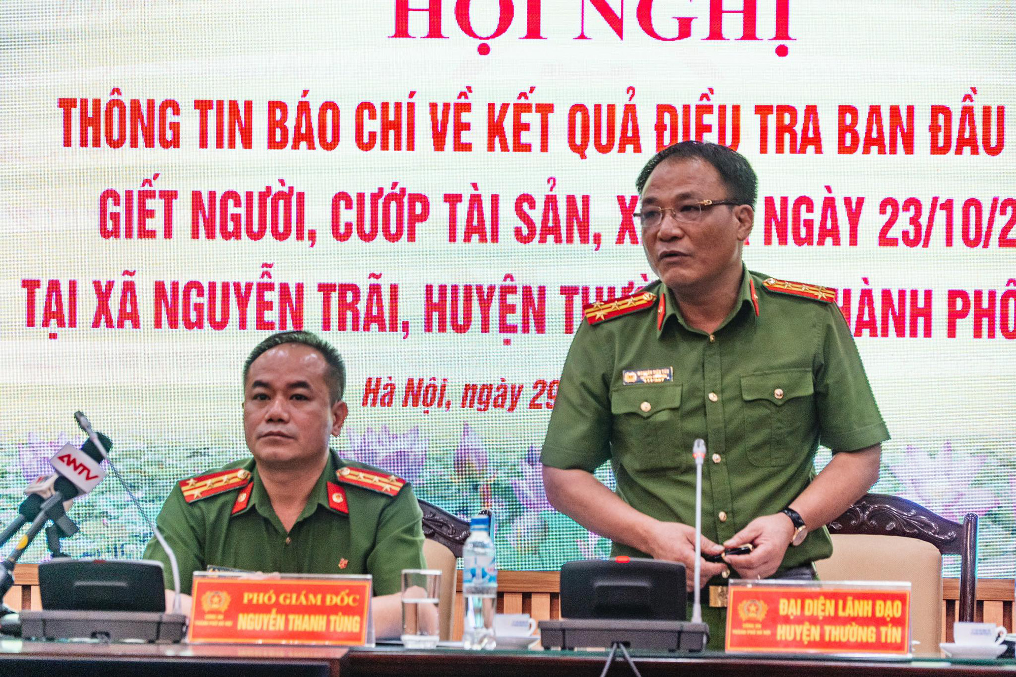 Press conference on the murder of a student in the bank: subject Trung has returned home from addiction, he is rude and has many tricks against violence - Photo 5.