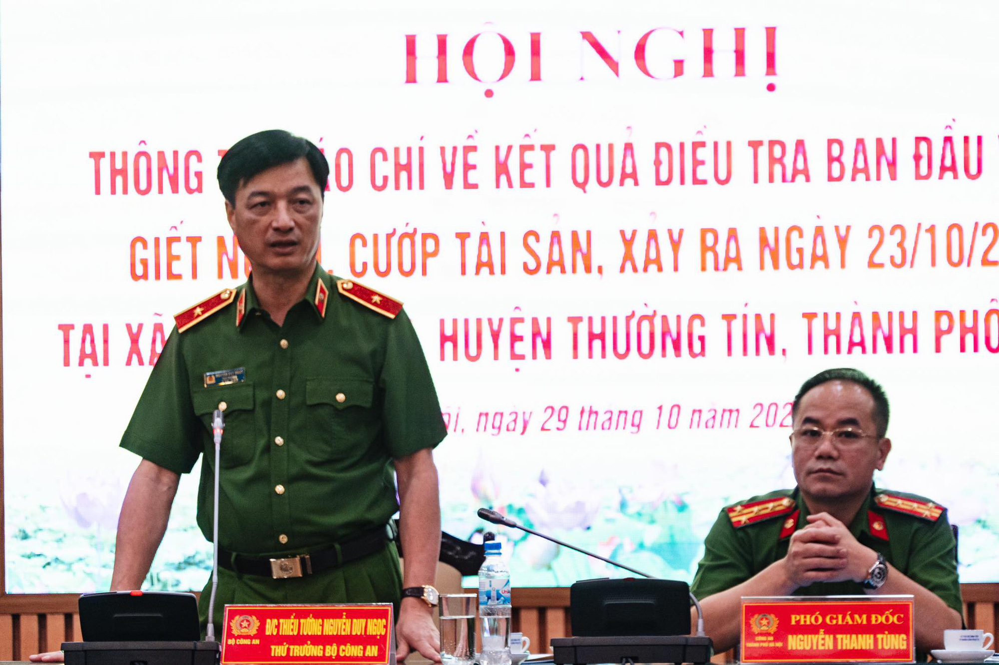 Press conference on the murder of students in the Bank: Subject Trung returned to his drug addiction treatment, was rude and had many contrary tricks - Photo 3.