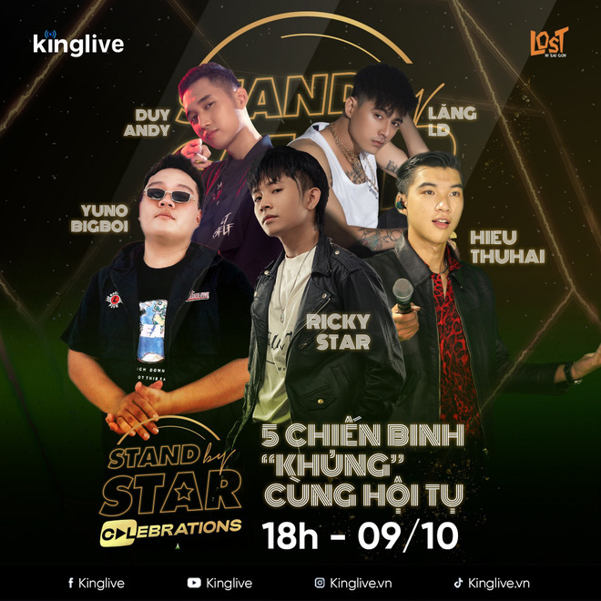 Stand By Star công bố line-up đông khủng với gần 30 nghệ sĩ, liệu dàn thí sinh Rap Việt và King Of Rap sẽ có màn battle? - Ảnh 2.