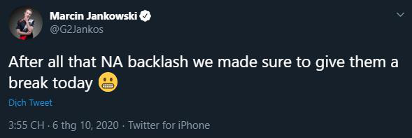 HLV G2 Esports n&oacute;i đ&ugrave;a sẽ thua trước Team Liquid, ai ngờ thua thật - Ảnh 6.