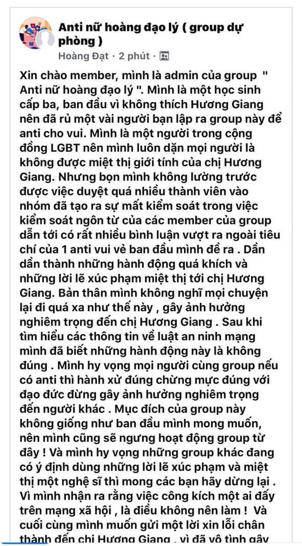 The story is endless: Huong Giang's anti-groups repeat themselves continuously, netizens don't know when Hau will fully appreciate him - Photo 2.