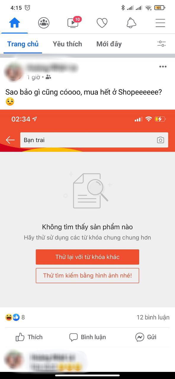 Ngày hội săn sale lớn nhất năm: Shopee bảo gì cũng có mà chị em lên tìm từ bạn trai rồi đến người yêu cũ sao chẳng thấy đâu? - Ảnh 2.