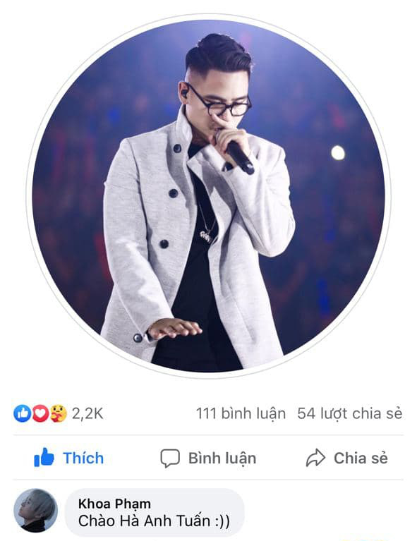 GDucky vừa đổi ảnh đại diện cực deep, thầy Karik đ&atilde; v&agrave;o b&igrave;nh luận nhưng lại gọi t&ecirc;n... H&agrave; Anh Tuấn? - Ảnh 3.