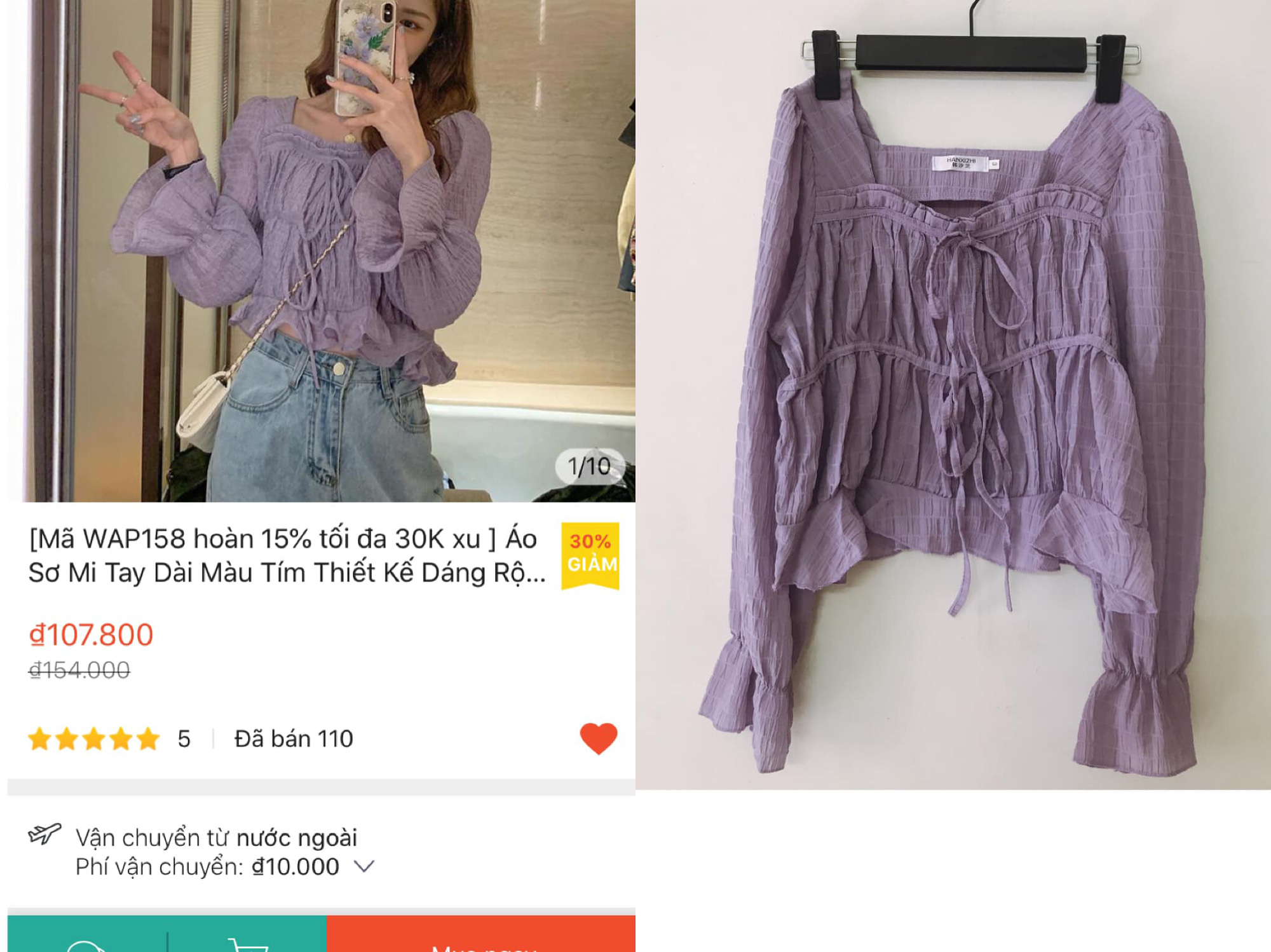 Tín đồ shopping chỉ cách mua quần áo ở shop quốc tế Shopee giá rẻ bằng 1/2 mua trong nước - Ảnh 7. Tín đồ shopping chỉ cách mua quần áo ở shop quốc tế Shopee giá rẻ bằng 1/2 mua trong nước - Ảnh 7.