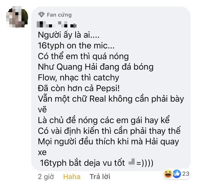 16 Typh rap Người Ấy Là Ai kiểu gì mà để bị réo gọi giữa drama Quang Hải - Huỳnh Anh thế này, tiên tri vũ trụ hay gì! - Ảnh 7.