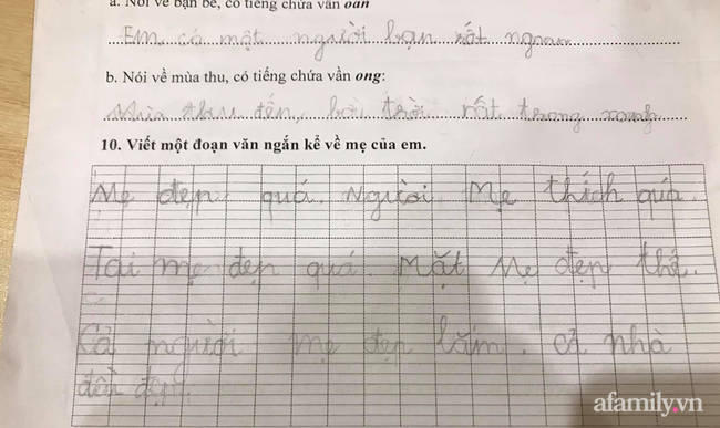 Viết một câu về mẹ của em lớp 1: Hướng dẫn và những gợi ý đầy cảm xúc