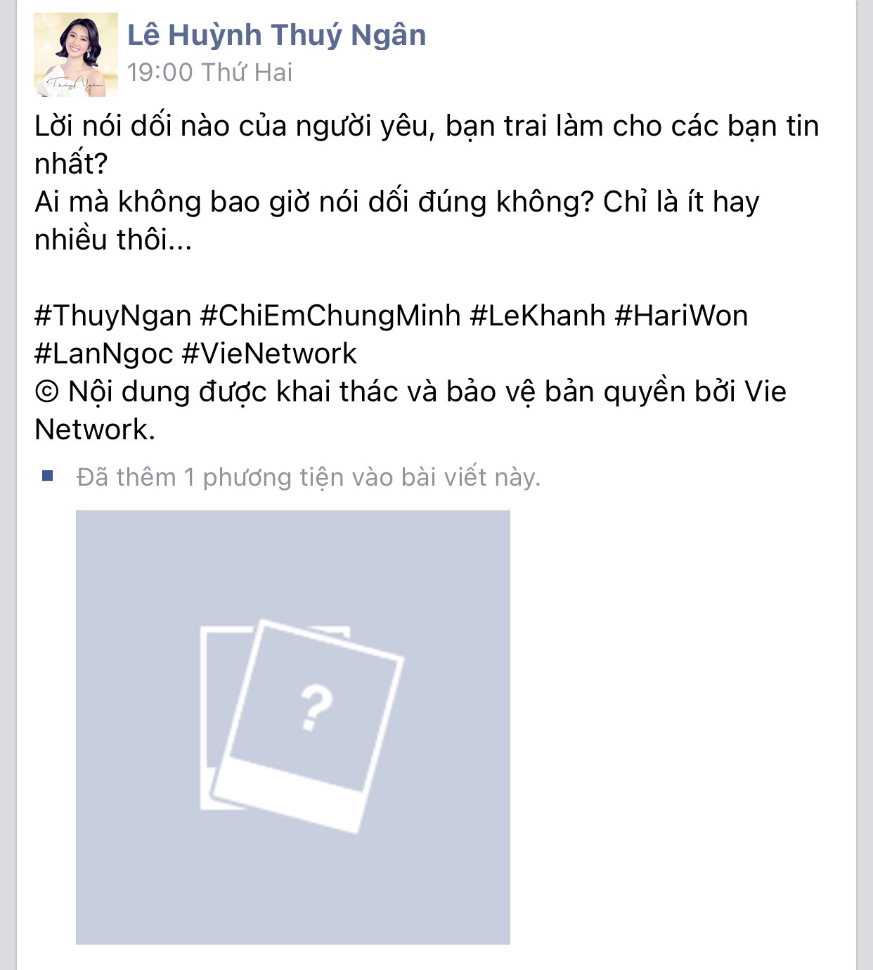 Thuy Ngan's fanpage caused a stir by tagging the name of the Association of Our Sisters, except for Huong Giang between noise and antifan - Photo 2.