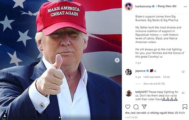 Giữa lúc nước sôi lửa bỏng, ông Trump đang ở thế bất lợi, “nữ thần” Ivanka Trump bất ngờ lên tiếng thu hút sự chú ý của công chúng - Ảnh 3. Giữa lúc nước sôi lửa bỏng, ông Trump đang ở thế bất lợi, “nữ thần” Ivanka Trump bất ngờ lên tiếng thu hút sự chú ý của công chúng - Ảnh 3.