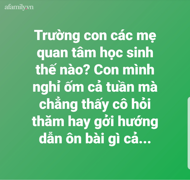 Mẹ phàn nàn vì con nghỉ ốm nhưng cô giáo không một lời thăm hỏi, hội phụ huynh nổ ra cuộc tranh cãi - Ảnh 1.