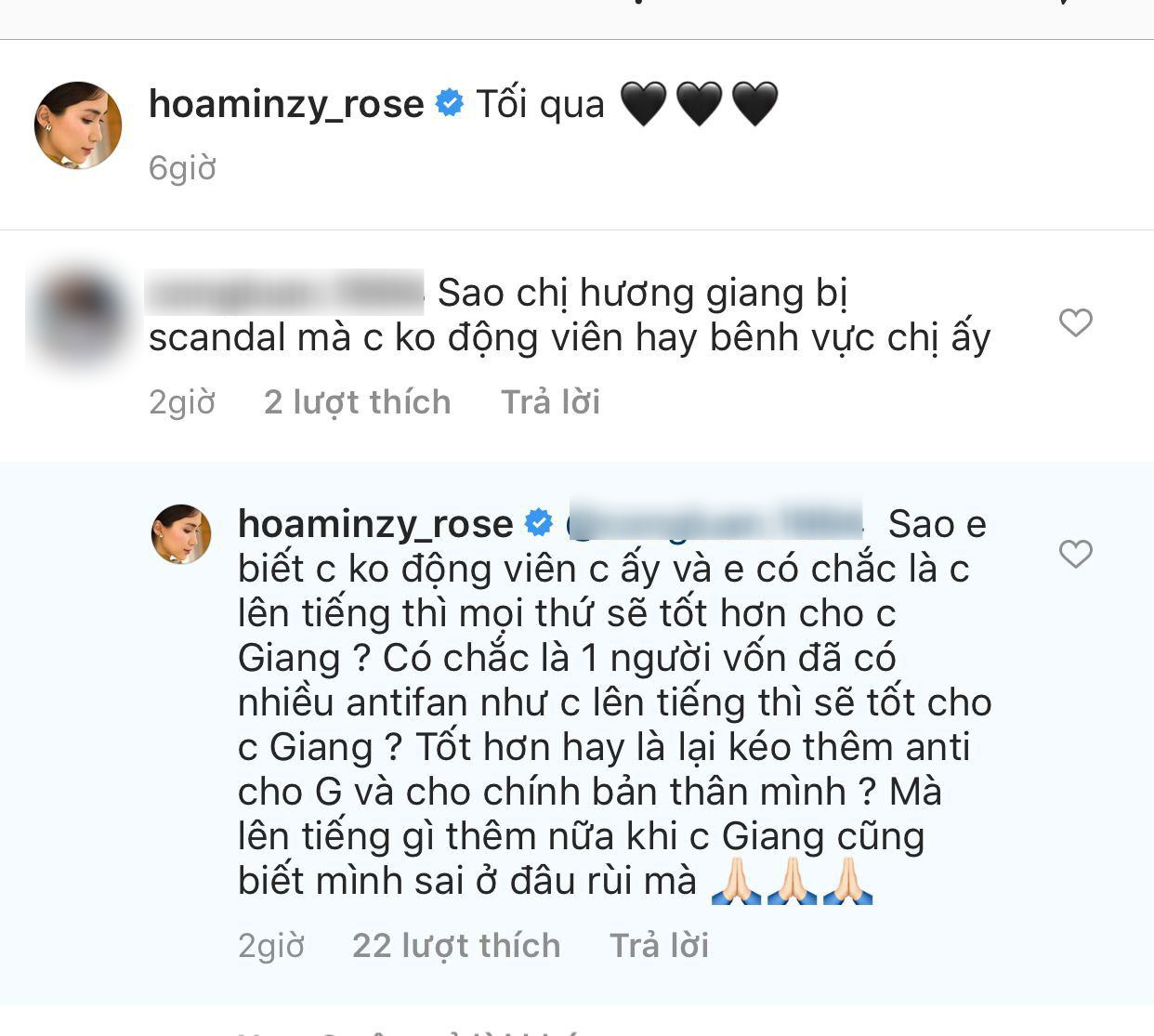 When questioned, Hoa Minzy explained the reason for keeping quiet in the middle of Huong Giang's meeting: Is it convincing?  - Photo 2.