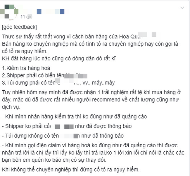 Cửa hàng hoa quả nổi tiếng bị tố bán nho héo, quả mềm, rụng tơi tả cho khách - Ảnh 5.