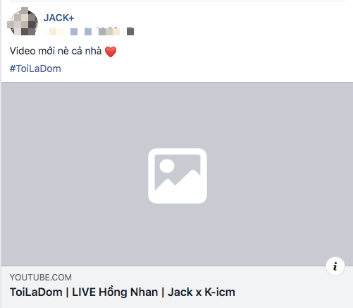 Fan vừa đăng tải clip live Hồng Nhan của Jack đ&atilde; bị d&iacute;nh gậy bản quyền từ c&ocirc;ng ty của K-ICM? - Ảnh 1.