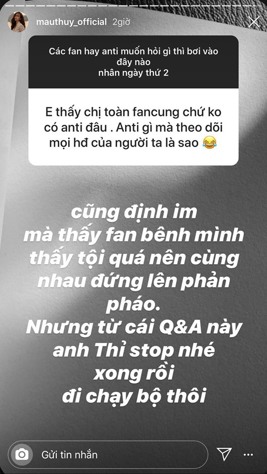 M&acirc;u Thuỷ kh&ocirc;ng nhận sai, đổ lỗi cho rạp phim đ&atilde; đ&agrave;nh, nay c&ograve;n c&atilde;i nhau căng đ&eacute;t với antifan: &ldquo;Nh&acirc;n c&aacute;ch m&igrave;nh cần đi sửa, c&ograve;n bạn n&ecirc;n đi thay lu&ocirc;n!&rdquo; - Ảnh 4.