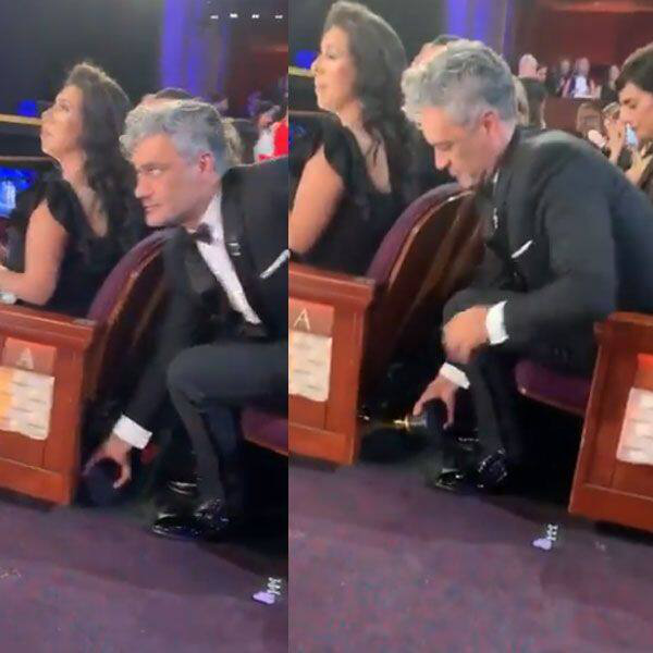 10 khoảnh khắc viral nhất đêm Oscar lịch sử: Người sợ mất tượng vàng bèn cất dưới gầm ghế, đạo diễn Bong gục sau cánh gà - Ảnh 15.