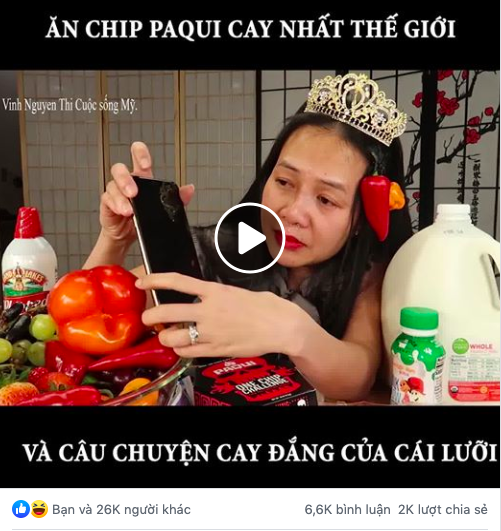 Ăn chip cay nhất thế giới, “chị Vinh YouTuber” suýt nữa phải gọi… xe cấp cứu và thừa nhận chẳng dám thử thách Quỳnh Trần JP - Ảnh 3.