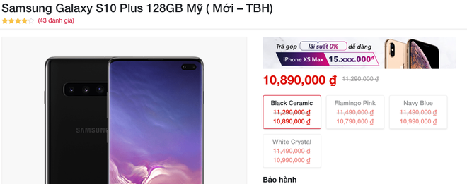 Đón đầu Galaxy S20, Galaxy S10 sập giá chỉ còn 10 triệu đồng - Ảnh 2.