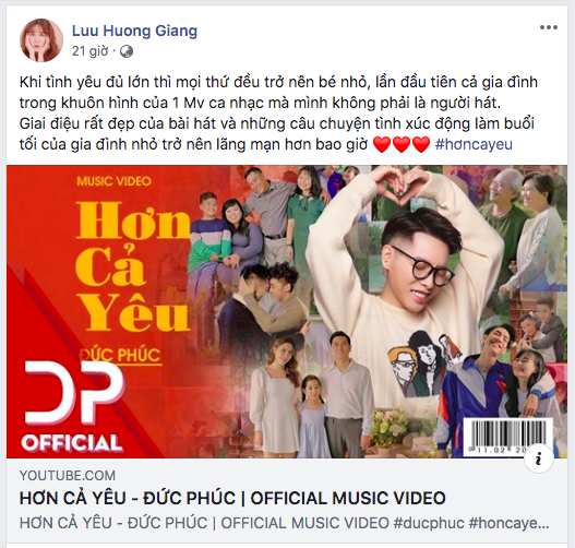 MV Hơn Cả Yêu vừa chạm #1 trending Youtube, Lưu Hương Giang tiếc hùi hụi vì... không xin Đức Phúc hát mấy câu - Ảnh 5.