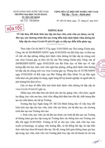 Cập nhật: Danh sách hơn 62 trường ĐH, CĐ cho sinh viên nghỉ tiếp đến cuối tháng 2 hoặc sang tháng 3 để phòng dịch Covid-19 - Ảnh 1.