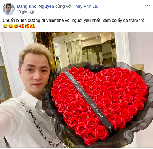 Valentine siêu ngọt của loạt cặp đôi Vbiz: Vợ chồng Tuấn Hưng cực tình, Ưng Hoàng Phúc, Đăng Khôi dành điều bất ngờ cho vợ! - Ảnh 9.