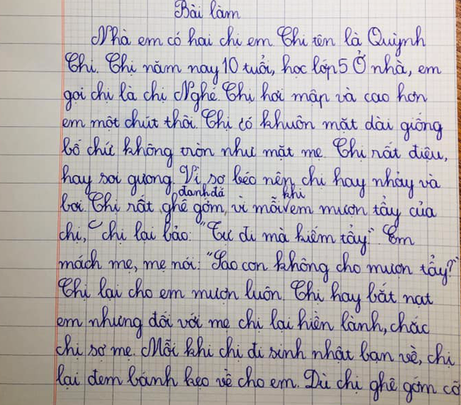 Cười lăn vì đọc bài văn mẹ mới biết con trai bày tỏ tình cảm không bao giờ tan vỡ với 1 đối tượng không ngờ - Ảnh 3.