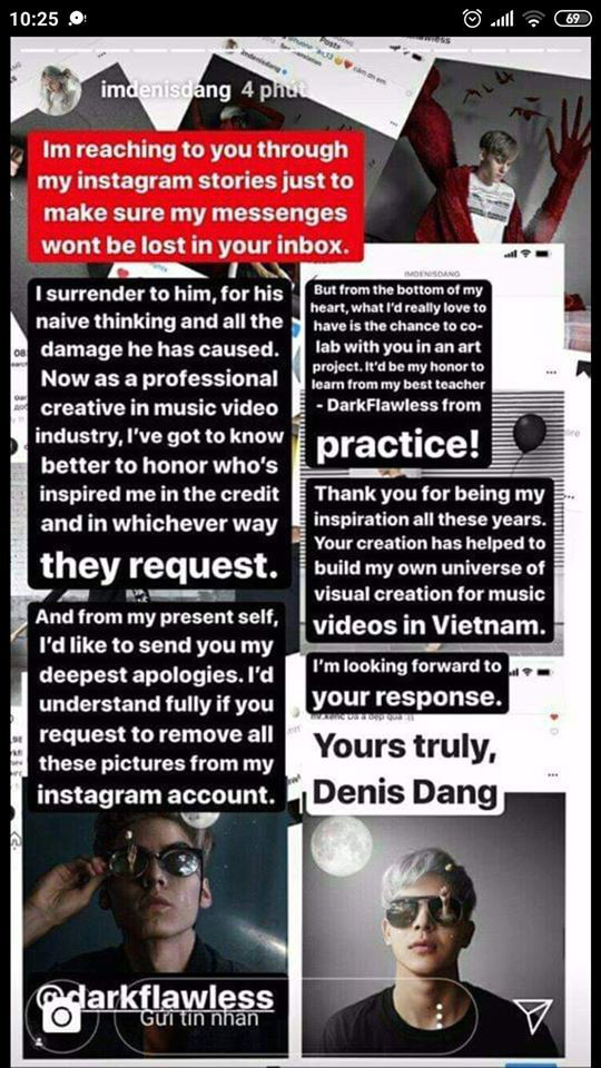 Instagramer bị “đạo” phản bác từng chi tiết trong lời xin lỗi của Denis Đặng: “Hãy tôn trọng tác phẩm của người khác dù nó chỉ là ý tưởng” - Ảnh 1.