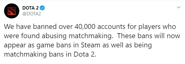 Người chơi Dota 2 đang sụt giảm nghiêm trọng nhưng Valve vẫn ban hơn 40 nghìn tài khoản vì smurf - Ảnh 1.