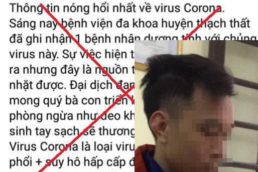Th&ecirc;m một thanh ni&ecirc;n ở H&agrave; Nội tung tin bịa đặt dịch corona bị triệu tập - Ảnh 1.
