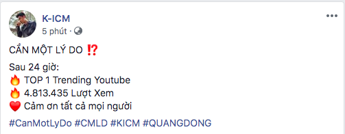 Thành tích 24 giờ của K-ICM kết hợp nhân tố mới vẫn chưa vượt qua lượt xem 2 bản hit hợp tác cùng Jack - Ảnh 4.