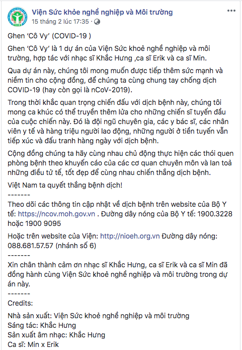 Min - Erik - Khắc Hưng bất ngờ tái hợp, tung phiên bản Ghen mới toanh để tuyên truyền đẩy lùi dịch Corona! - Ảnh 10.