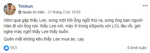 HLV Tinikun bất ngờ hé lộ kế hoạch dừng làm HLV Gam Esports, cộng đồng tiếc nuối một huyền thoại của VCS! - Ảnh 2.