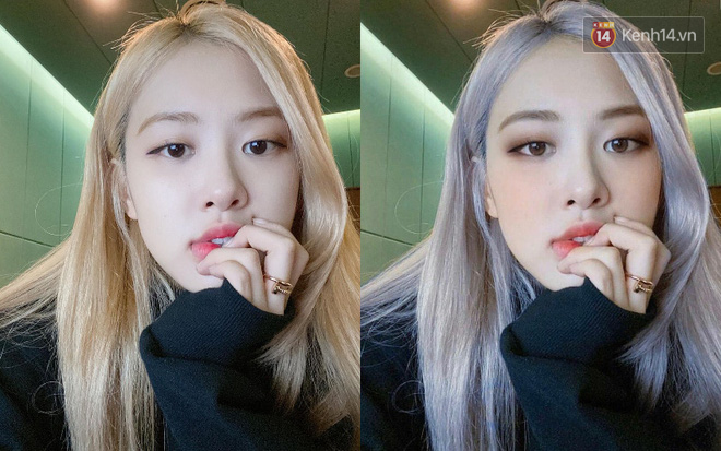 Rosé xinh lịm tim khi được photoshop màu tóc tím khói nhưng ai cũng cho rằng màu tóc hiện tại mới là đỉnh nhất - Ảnh 1.