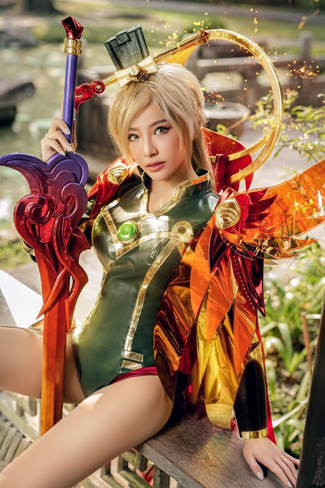 Bỏng mắt với bộ hình cosplay của nữ game thủ Liên Quân Mobile xứ Thái, Butterfly xinh thế này thì ai nỡ đánh - Ảnh 13.