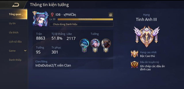 Li&ecirc;n Qu&acirc;n Mobile: Xuất hiện Đế chế InDaDubai, quy tụ v&ocirc; số Top T&agrave;i ph&uacute; lại c&ograve;n Rank Cao Thủ - Ảnh 3.